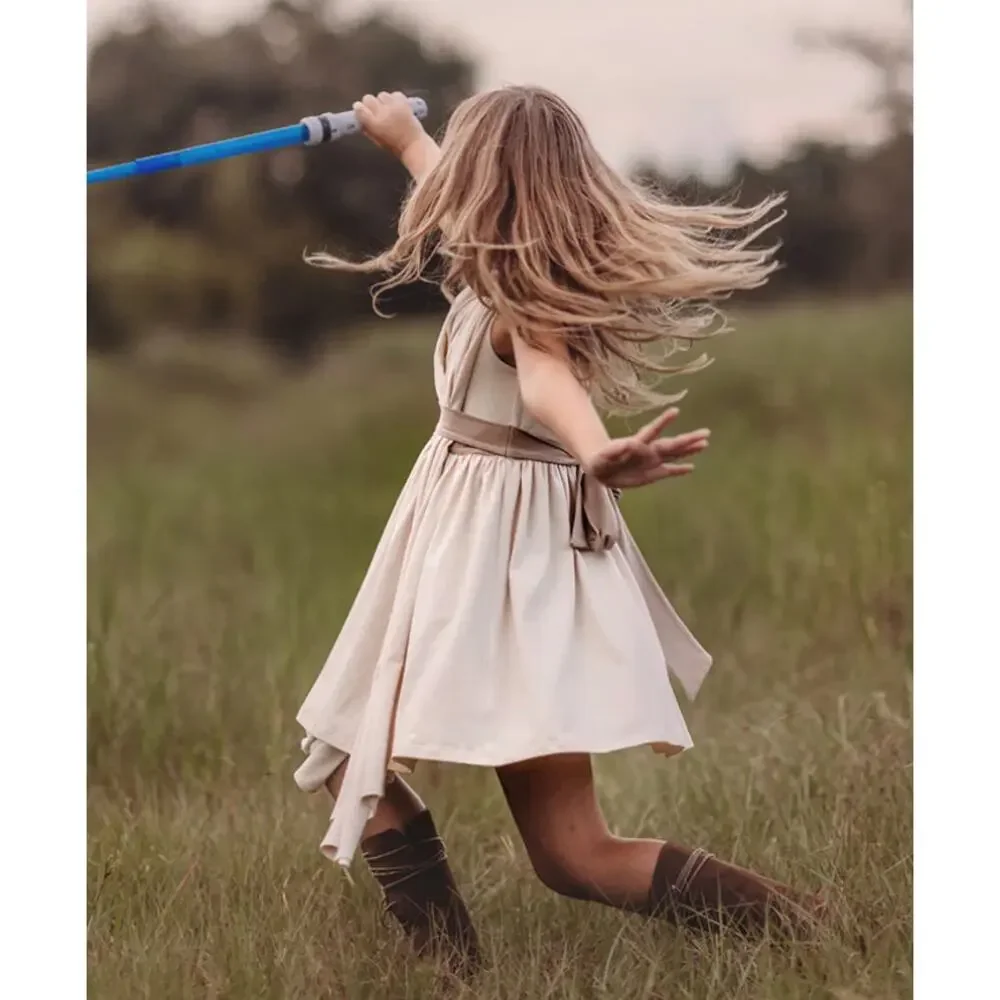Only Little Once Star Wars Rey Galactic Hero Dress Halloween Costume Girl Size 6